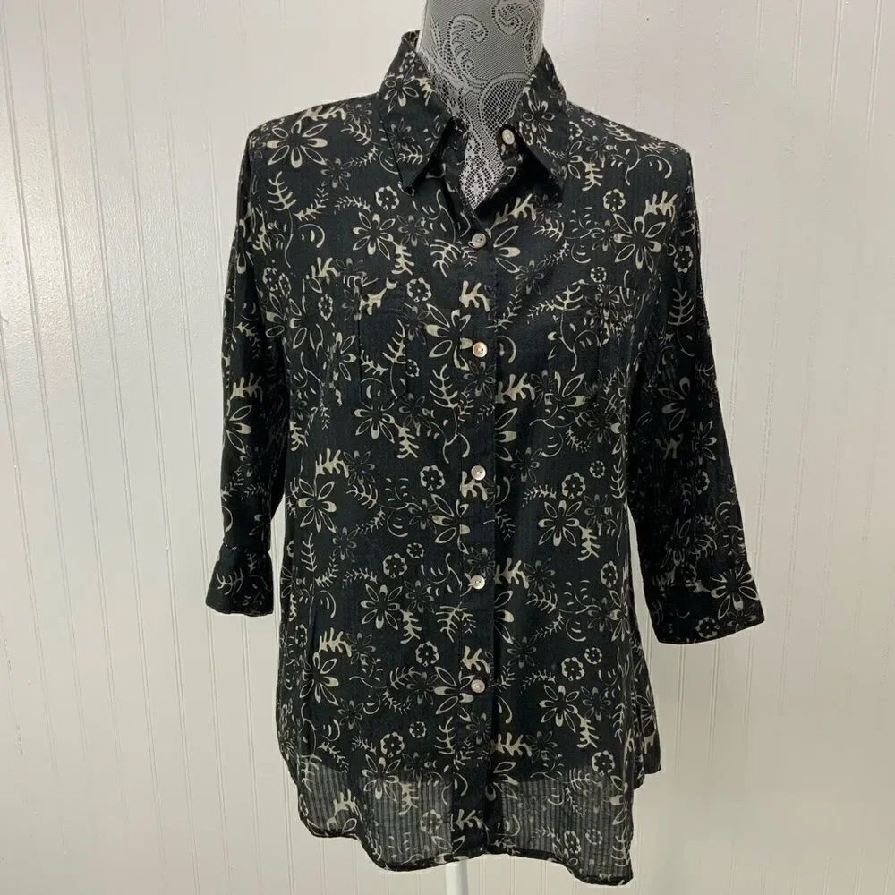WOOLRICH 3/4 length sleeve blouse